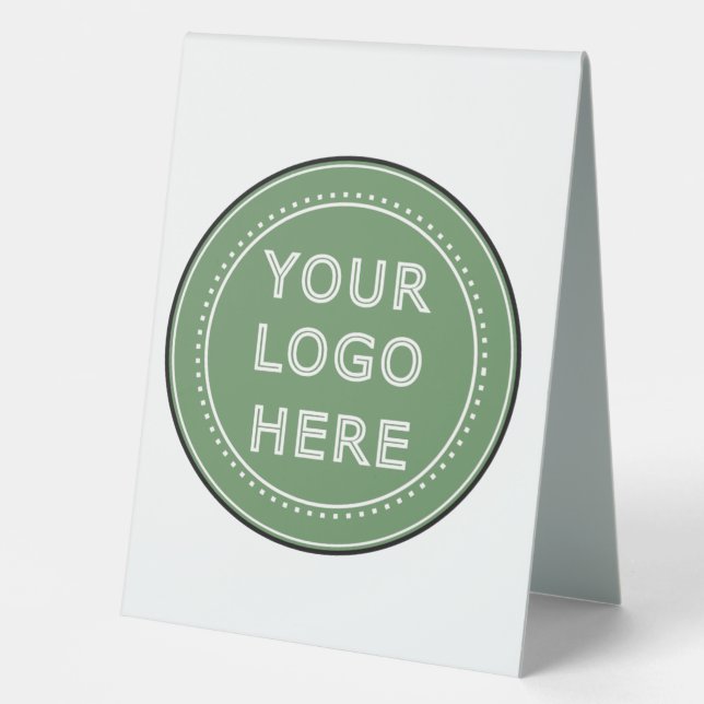 Custom Wedding, Elegant, Anniversary Gifts Table Tent (Front)