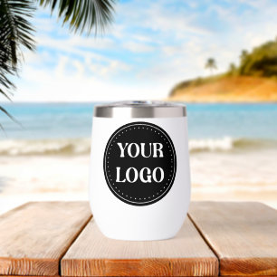 Custom Wedding, Elegant, Anniversary Gifts Thermal Wine Tumbler