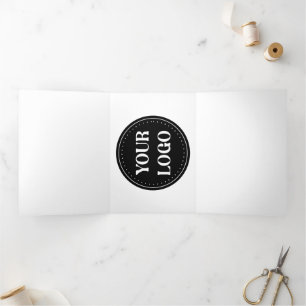 Custom Wedding, Elegant, Anniversary Gifts Tri-Fold Program
