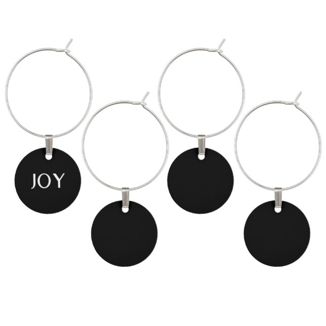 Custom Wedding, Elegant, Anniversary Gifts Wine Charm (Staggered)