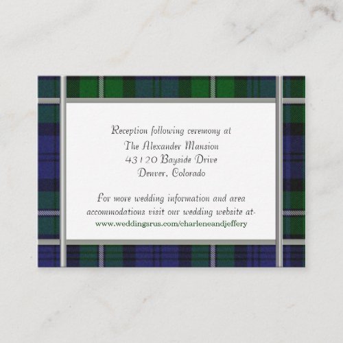 Custom Wedding Enclosure Card Business Card Templates