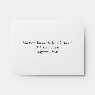 Custom Wedding Envelopes with Printed Address