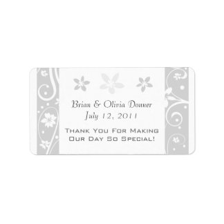 Custom Wedding Favor Labels