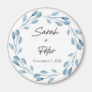Custom wedding favor magnets, Personalized magnets