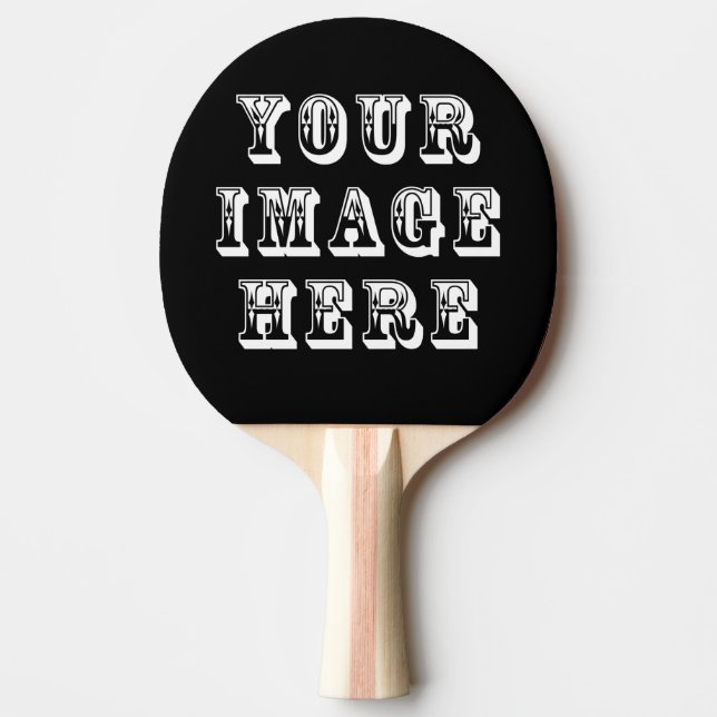 Custom Wedding Favor Ping-Pong Paddle (Front)