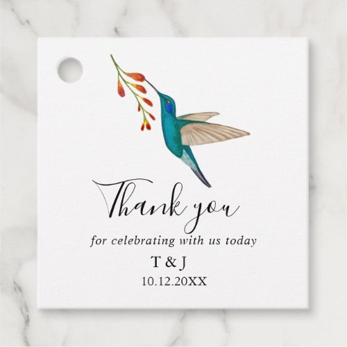 Custom Wedding Favor Tags