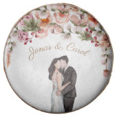 Custom wedding favors  Chocolate covered oreo (Front)