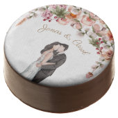 Custom wedding favors  Chocolate covered oreo (Angled)