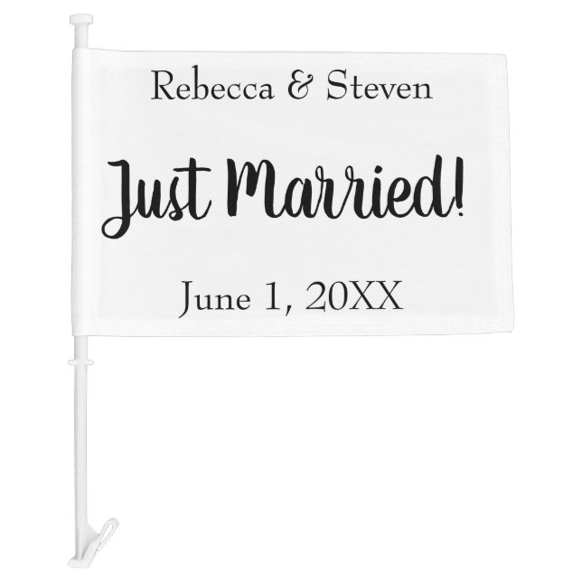 Custom Wedding Flag (Front)