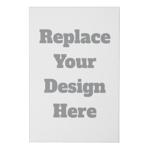 Custom Wedding Gift – Create Your Own Personalize Faux Canvas Print