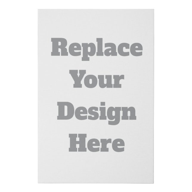  Custom Wedding Gift – Create Your Own Personalize Faux Canvas Print (Front)