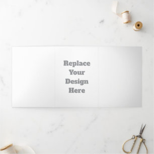  Custom Wedding Gift – Create Your Own Personalize Tri-Fold Invitation