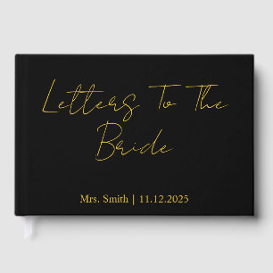 Custom Wedding Guest Book, Scrapbook, Letters To T Book