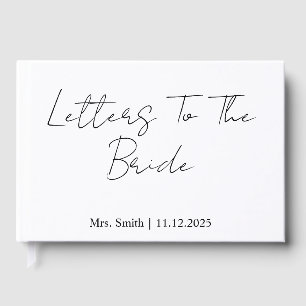 Custom Wedding Guest Book, Scrapbook, Letters To T Book
