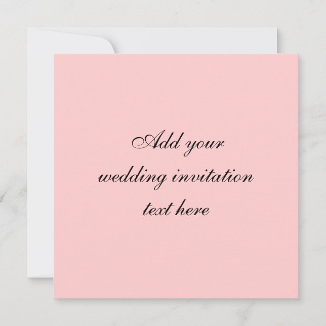 Custom Wedding Invitation Card (Front)