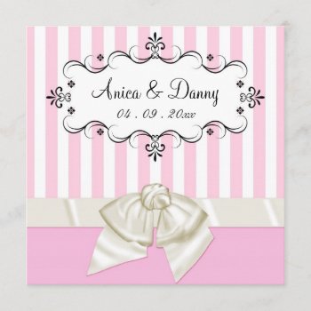 Custom Wedding Invitations - For Anica & Danny by SquirrelHugger at Zazzle