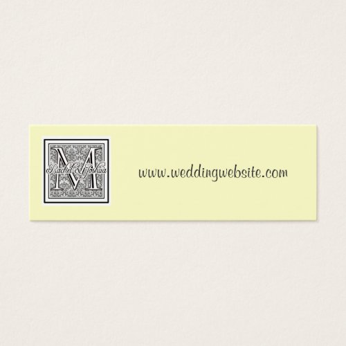 Custom wedding logo website card business card template