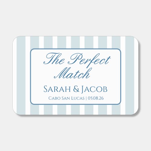 Custom Wedding Match Box, Wedding Matches