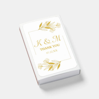 Custom Wedding Matchboxes
