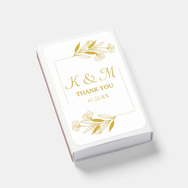 Custom Wedding Matchboxes (Front Closed)