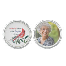 Custom Wedding Memorial Cardinal Photo Groom