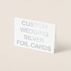 Business Logo Silver Foil Thank You Note Cards | Zazzle.com