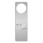 Custom Wedding Monogram Gray Black and White