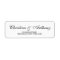 Custom Wedding Monogram Return Address Labels