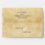 Custom Wedding Monogram Vintage Style Envelope at Zazzle