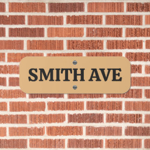 CUSTOM WEDDING NAME METAL STREET SIGN