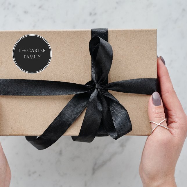 Custom Wedding Newlywed Stationary Sticker (Custom Stationary Sticker Newlyweds)