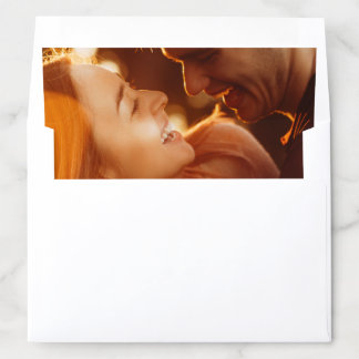 Custom Wedding Overlay Acrylic Vellum Photo Envelope Liner