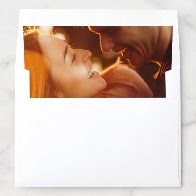  Custom Wedding Overlay Acrylic Vellum Photo Envelope Liner (In Envelope)