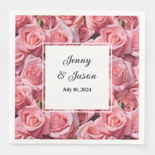 Custom Wedding Paper Napkins