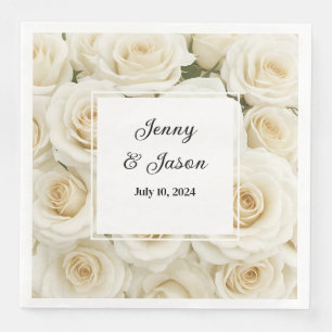 Custom Wedding Paper Napkins