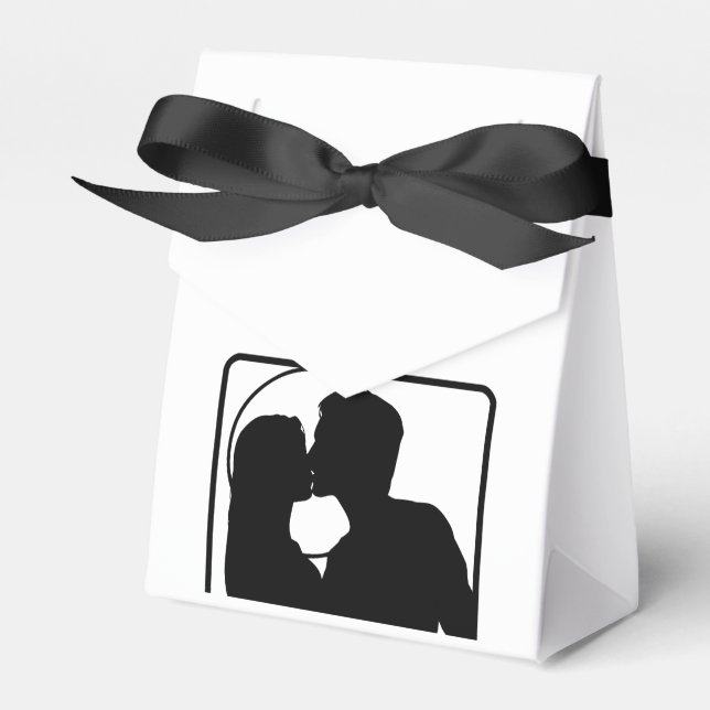 Custom Wedding Party Favor gift bags Boxes (Front Side)