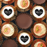 Custom wedding party sweets reese's peanut butter cups<br><div class="desc">Custom wedding party sweets Reese's Peanut Butter Cups. Modern heart design with personalized name of bride and groom couple,  newly weds or other name. Small chocolate candy with surname and date. Customizable colors. Also great for romantic engagement,  anniversary or bridal shower party.</div>