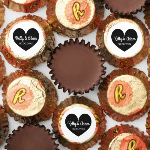 Custom wedding party sweets reeses peanut butter cups
