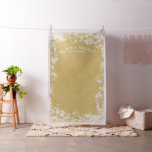 Custom Wedding Photo Backdrop Mr &amp; Mrs Gold Bokeh