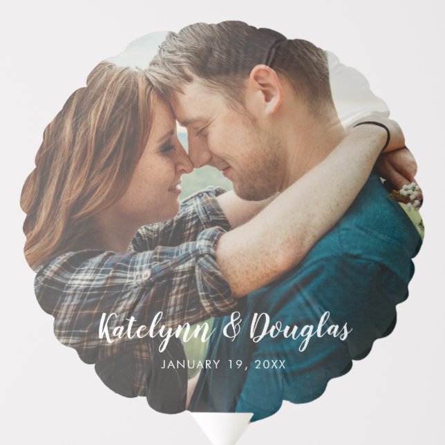 Custom Wedding Photo Balloon (Front)