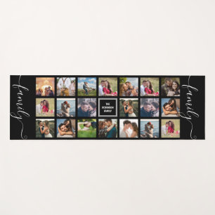 Custom Wedding Photo Collage Yoga Mat