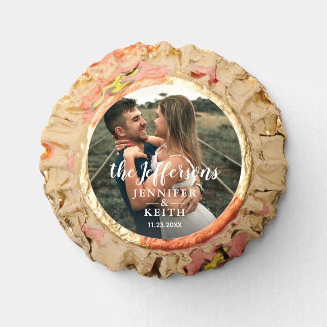Custom Wedding Photo Favor Candy (Front)