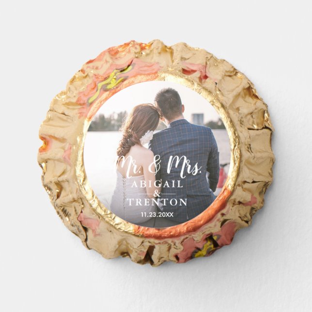 Custom Wedding Photo Favor Candy (Front)