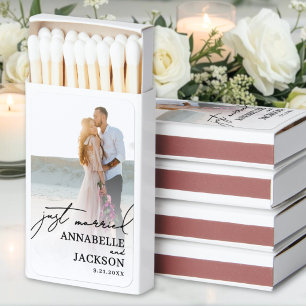 Custom Wedding Photo Matchboxes