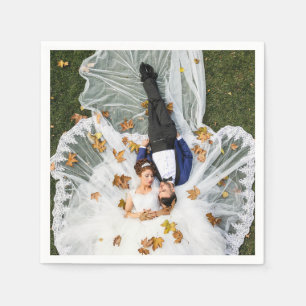Custom Wedding Photo Napkins