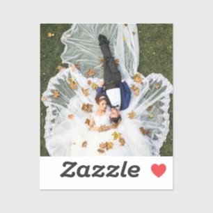Custom Wedding Photo Sticker