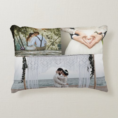 Custom Wedding Photos  Pillow Custom Pictures Accent Pillow