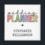 Custom Wedding Planner Event Planner Magnet<br><div class="desc">Custom Wedding Planner Event Planner Wedding Coordinator- This design makes a great gift for every Wedding Planner or Event Planner!</div>