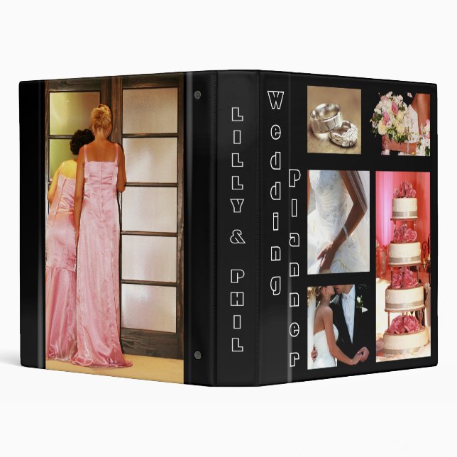 Custom Wedding Planner Photo Binder (Background)