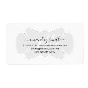 Custom Wedding RSVP Bridal Sweet 16th White. Vip Label